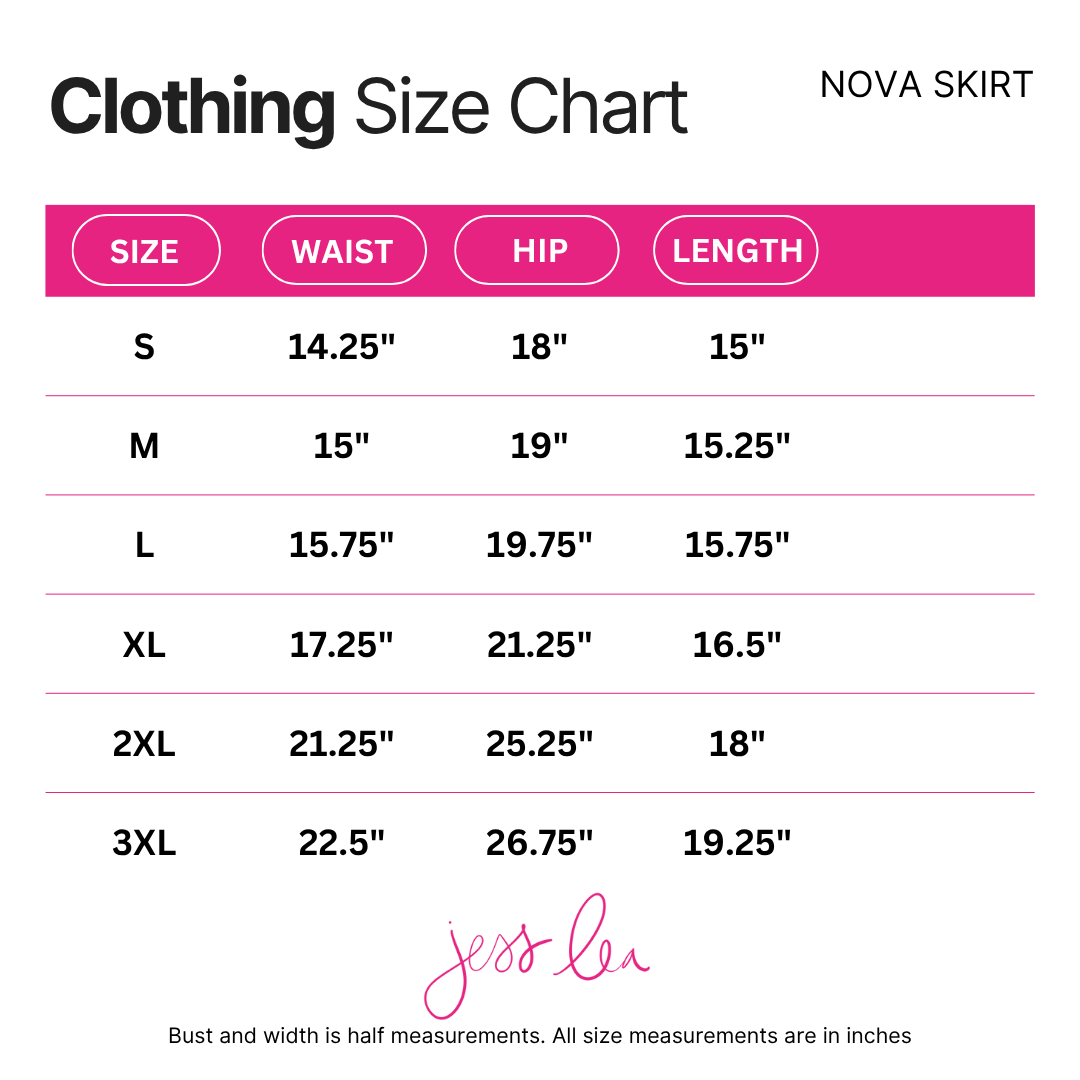 Nova Denim Skirt- Pink