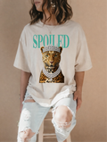 Spoiled Leopard Graphic Tee DTG