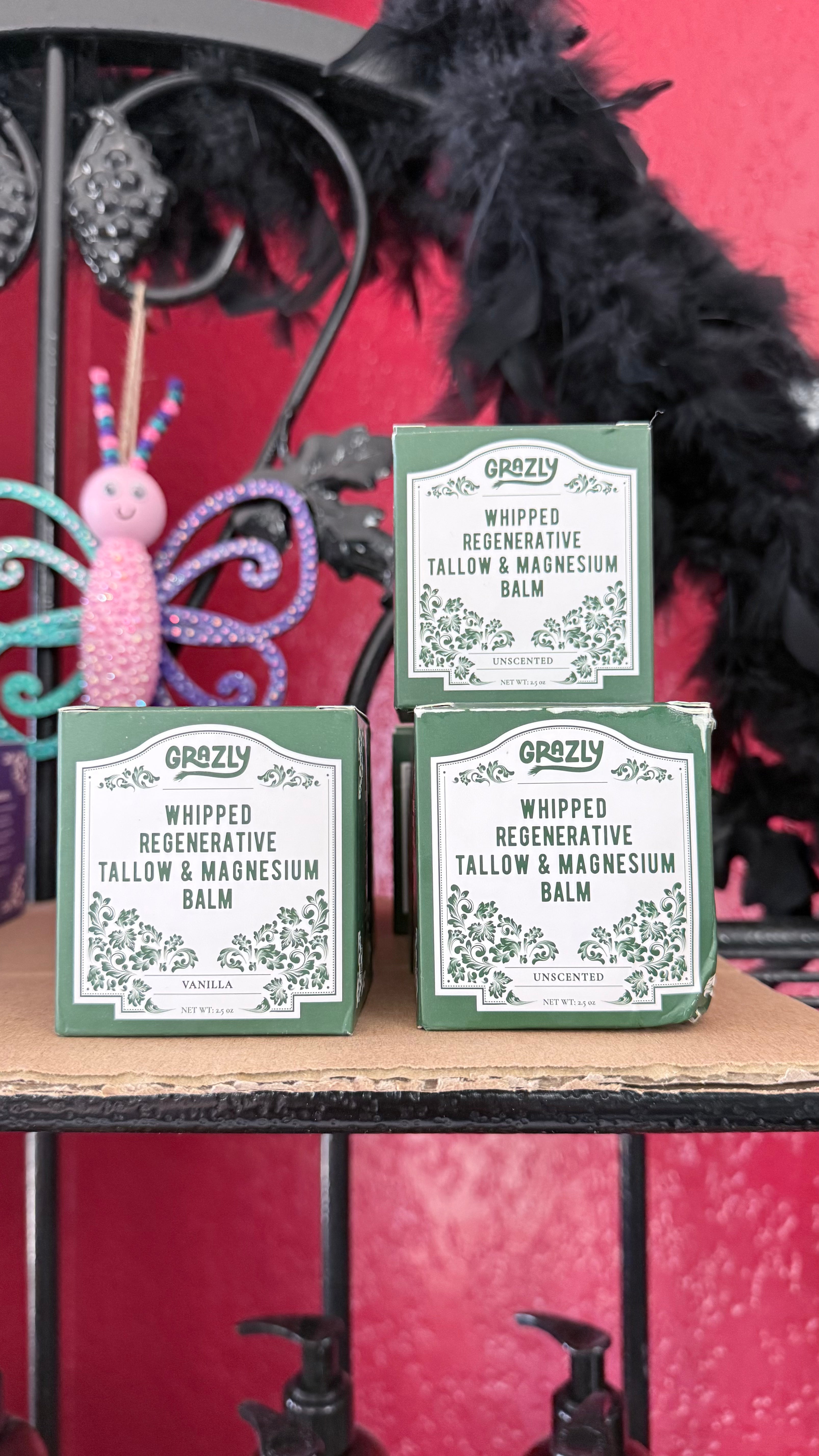 Grasley whipped generative tallow and magnesium balm